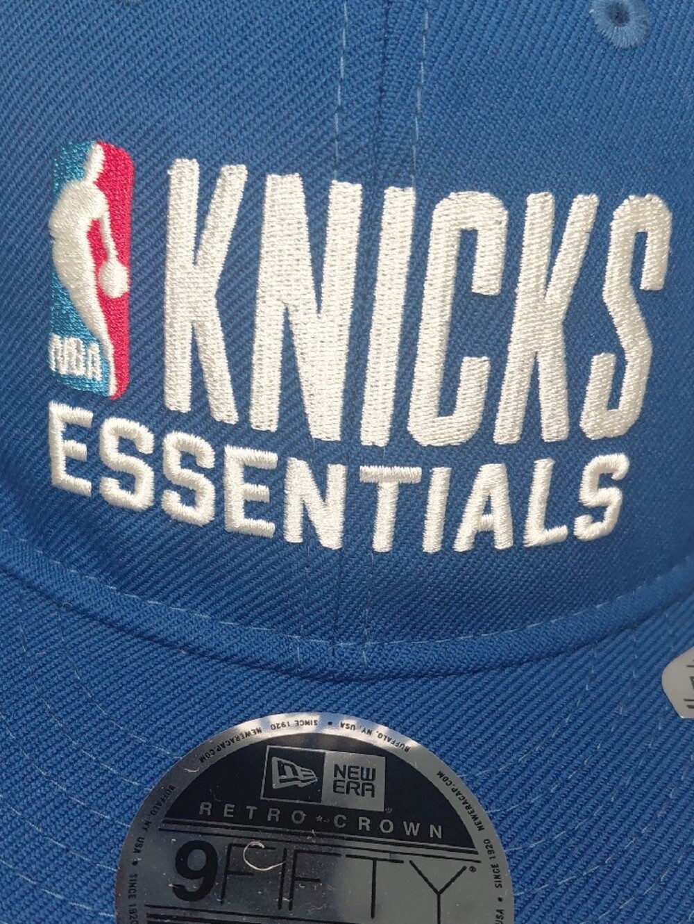 New Era Blue Knicks Essentials 9FIFTY Snapback - Picture 3 of 6